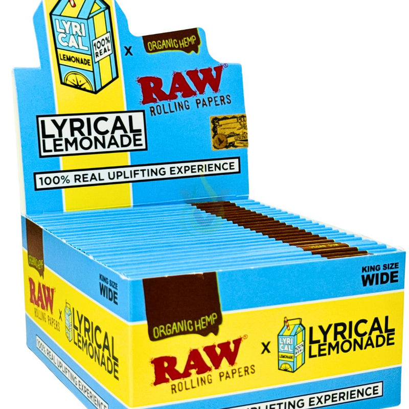 Raw X Lyrical Lemonade Organic Hemp Rolling Papers Case