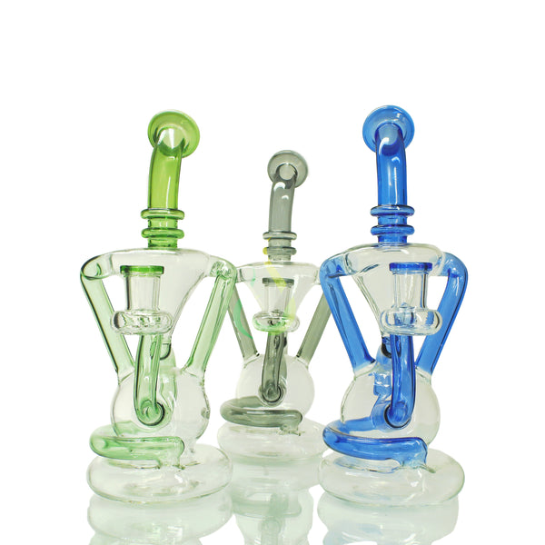 Recycler Mix Color Water Pipe