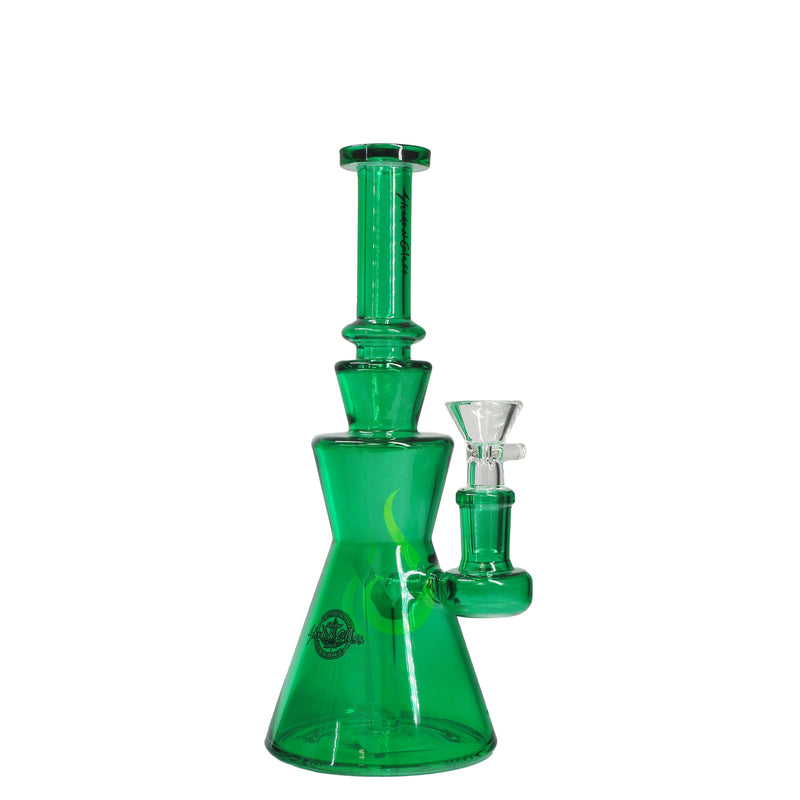 Shadow Glass 8.5 Inch Straight Neck Bell Shape Water Pipe