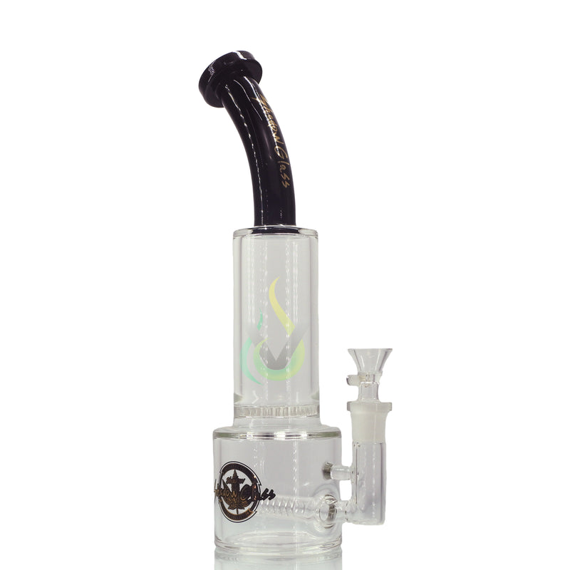 Shadow Glass Water Pipe Honeycomb Perc