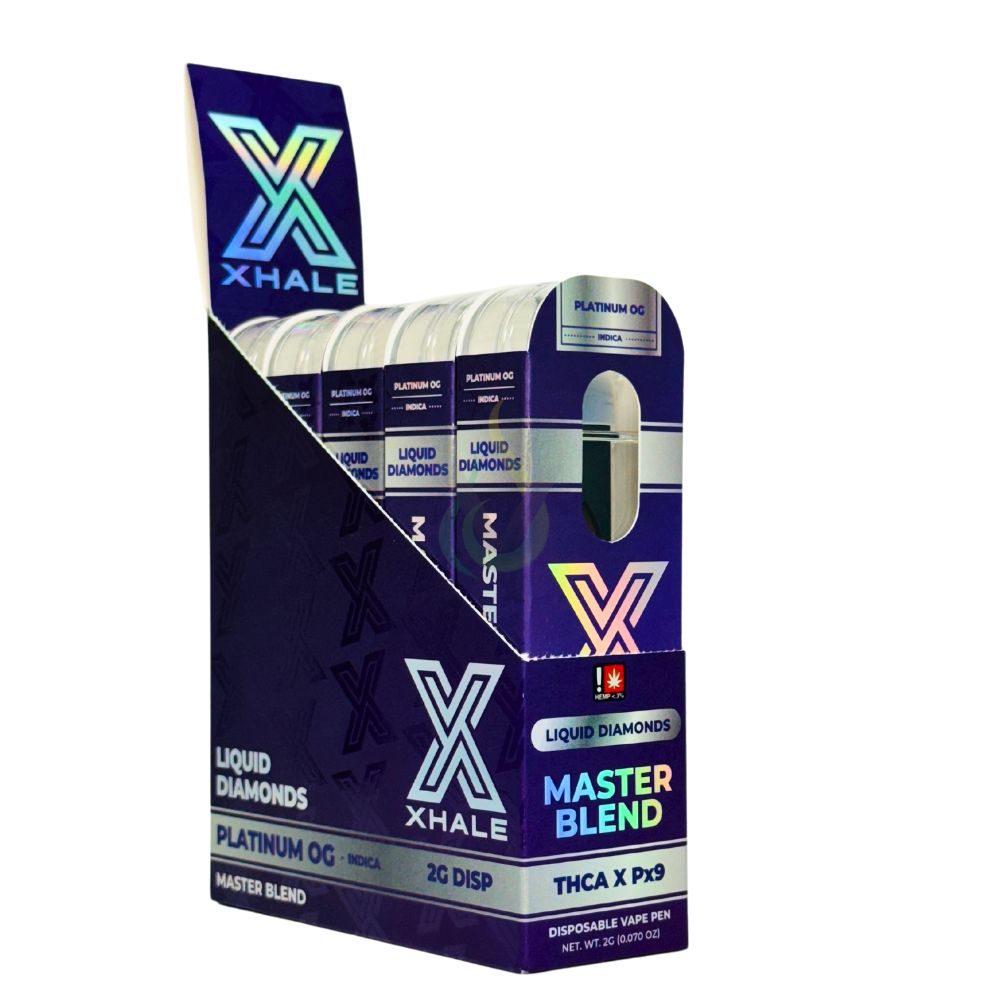 Xhale Liquid Diamonds Master Blend THCA Px9 2G Disposable | Wholesale Xhale Liquid Diamonds Master Blend THCA Px9 2G Disposable | Wholesale