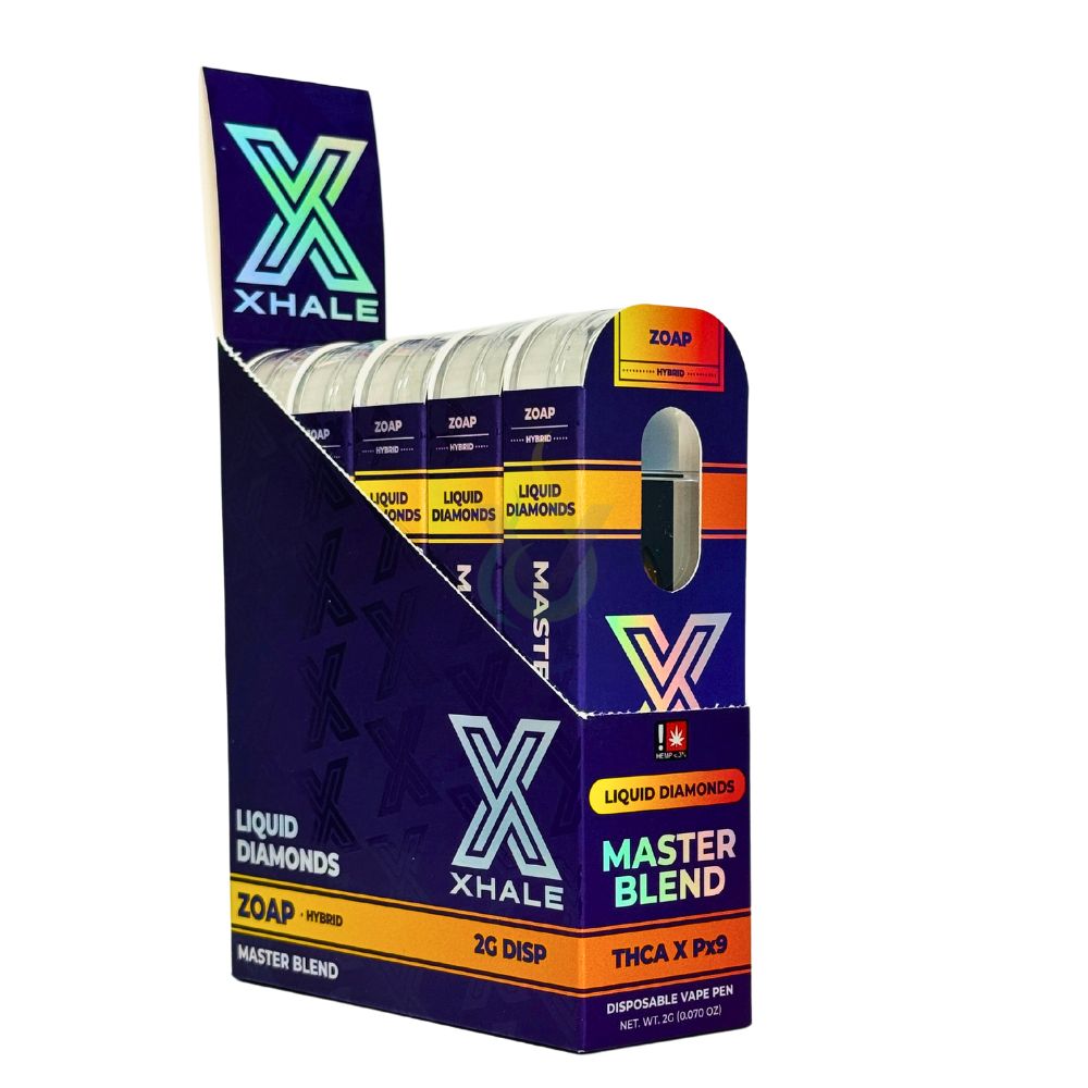 Xhale Liquid Diamonds Master Blend THCA Px9 2G Disposable | Wholesale Xhale Liquid Diamonds Master Blend THCA Px9 2G Disposable | Wholesale
