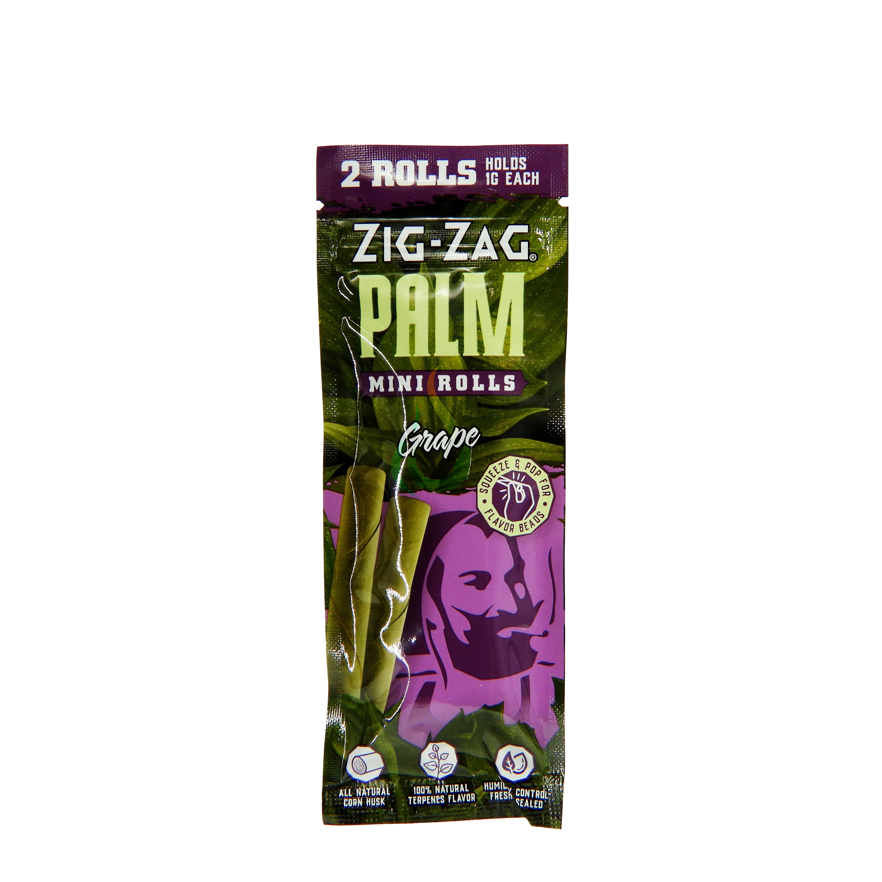 Zig Zag Palm Mini Rolls Case