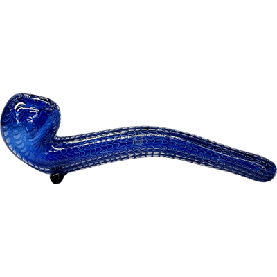 Serpent Scales Double Long Stem 7.5 Inch Hand Pipe