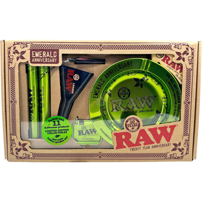 Raw Twenty Year Emerald Anniversary Limited Edition Gift Set