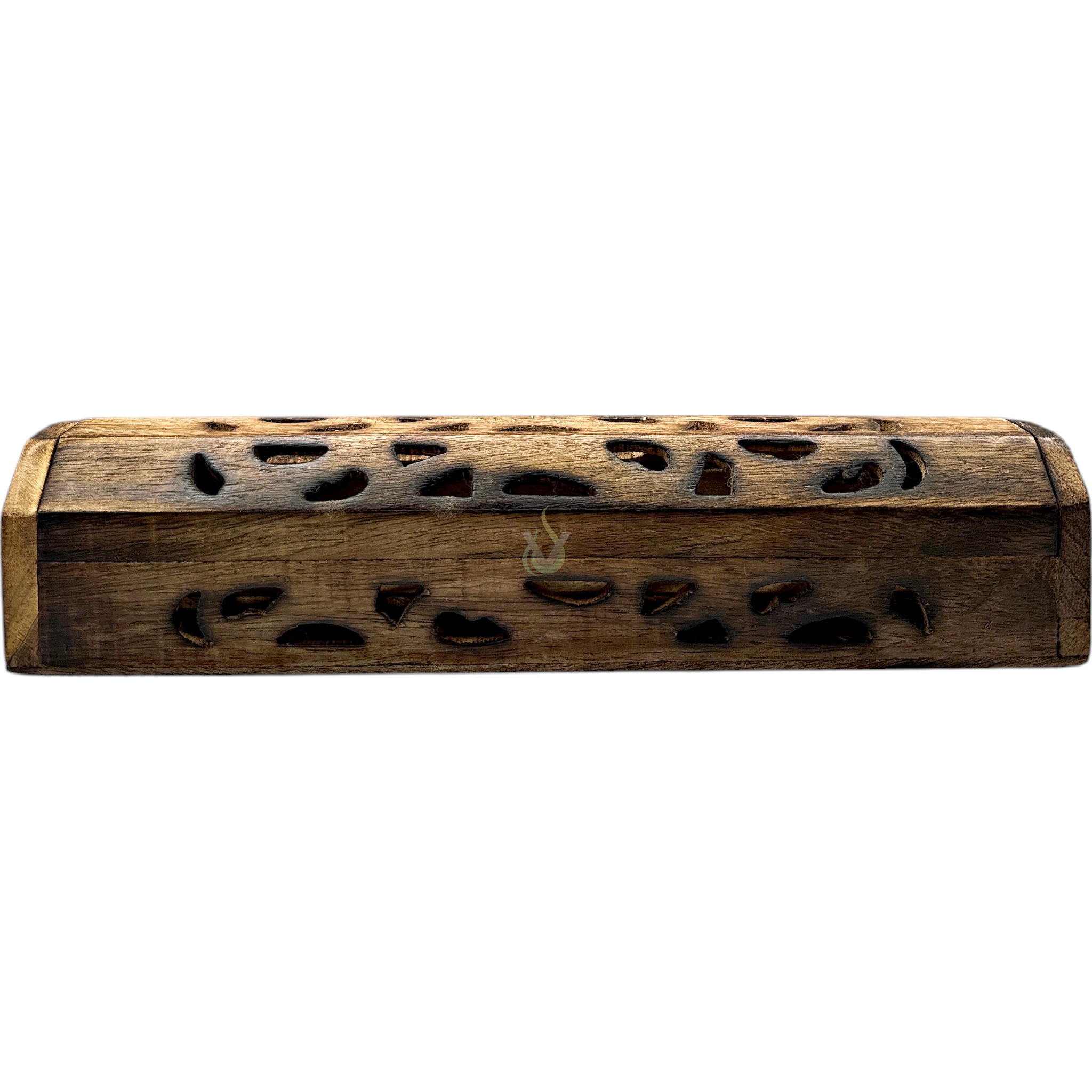 Carved and Inlaid Coffin Incense Burner