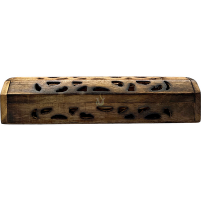 Carved and Inlaid Coffin Incense Burner