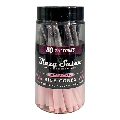 Blazy Susan Ultra Thin 50ct 1 1/4 Rice Cones