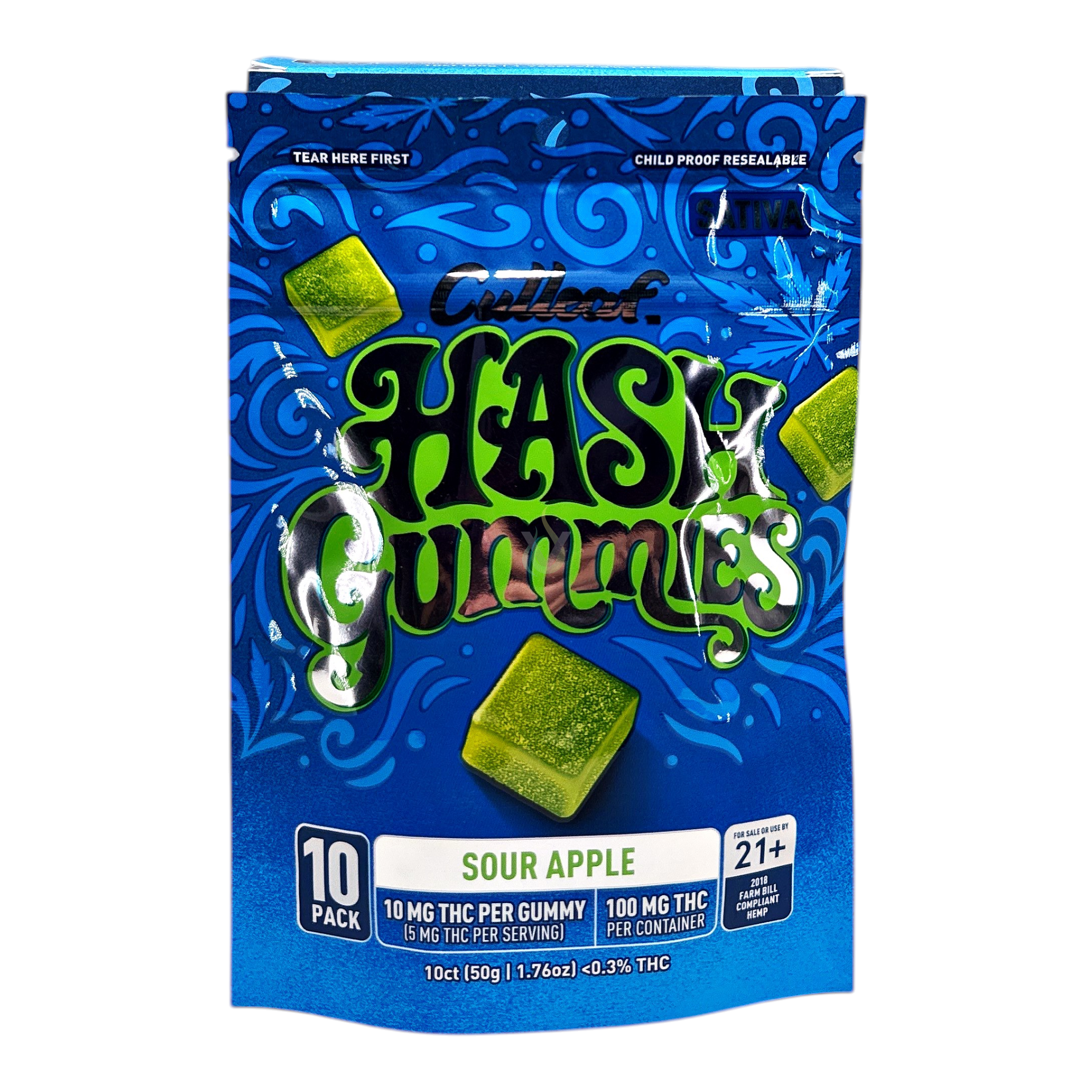 Cutleaf Hash 10pk Gummies