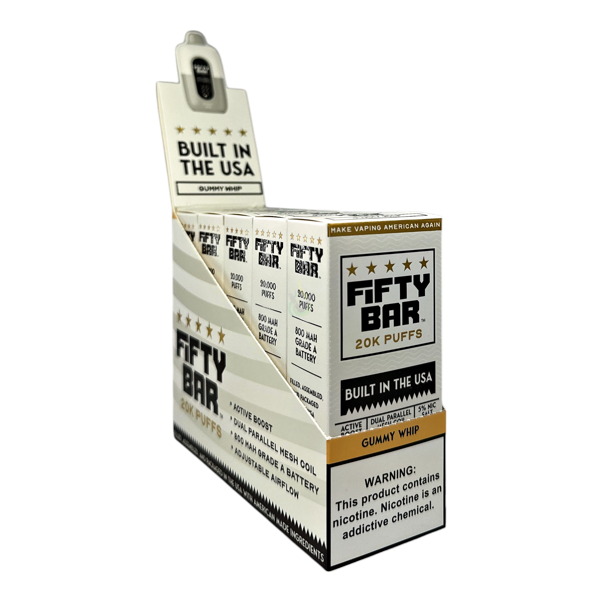 Fifty Bar 20K Puffs Disposable Vape Case