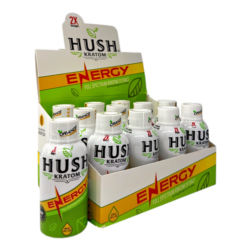 Hush Kratom Energy Full Spectrum Kratom Extract Case