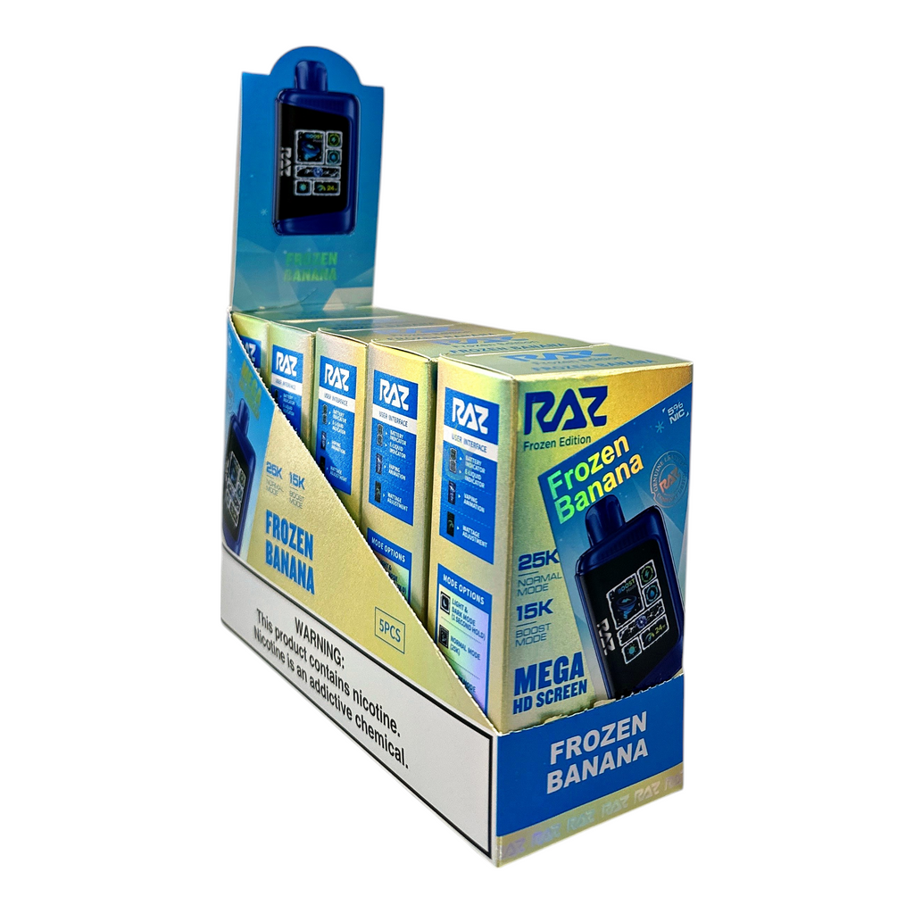 Raz Vape Frozen Edition RAZ LTX 25k Disposable Vape Wholesale Raz Vape Frozen Edition RAZ LTX 25k Disposable Vape Wholesale