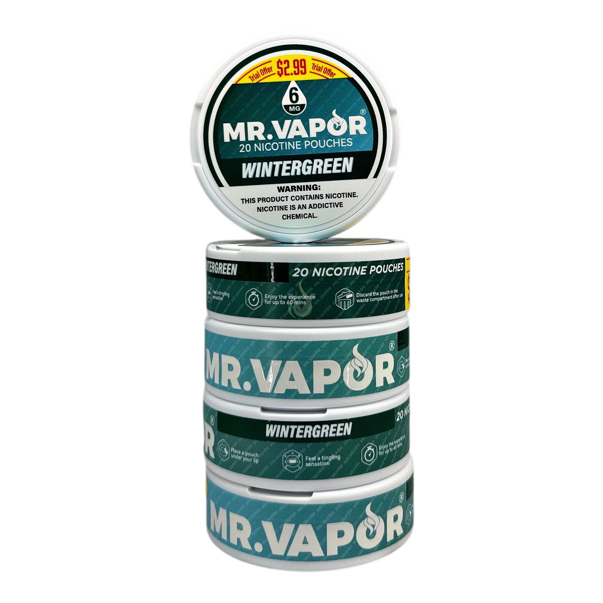 Mr Vapor Nicotine Pouches $2.99 Trial Offer
