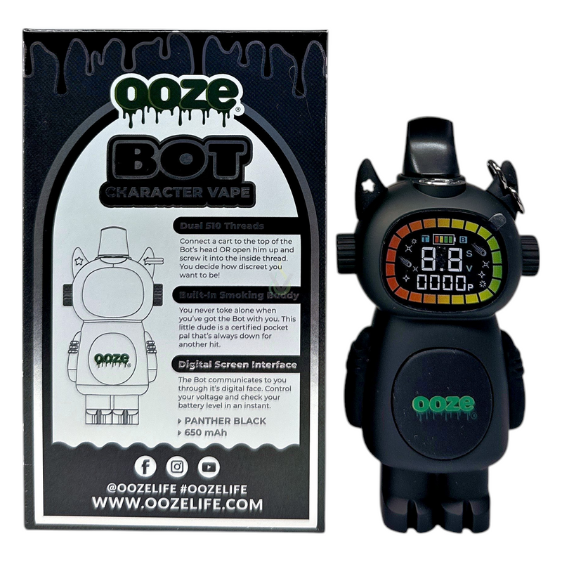 Ooze Bot Character Vape Battery