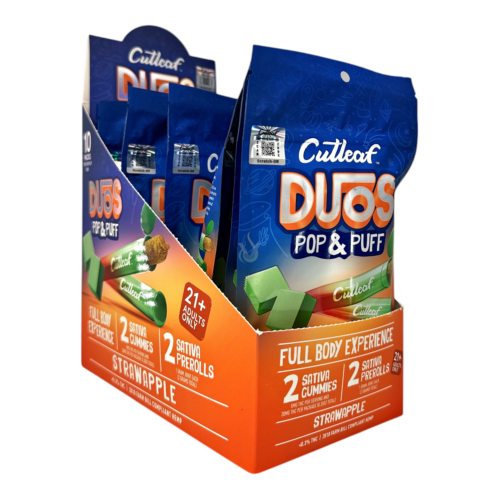 Cutleaf Duos Pop and Puff