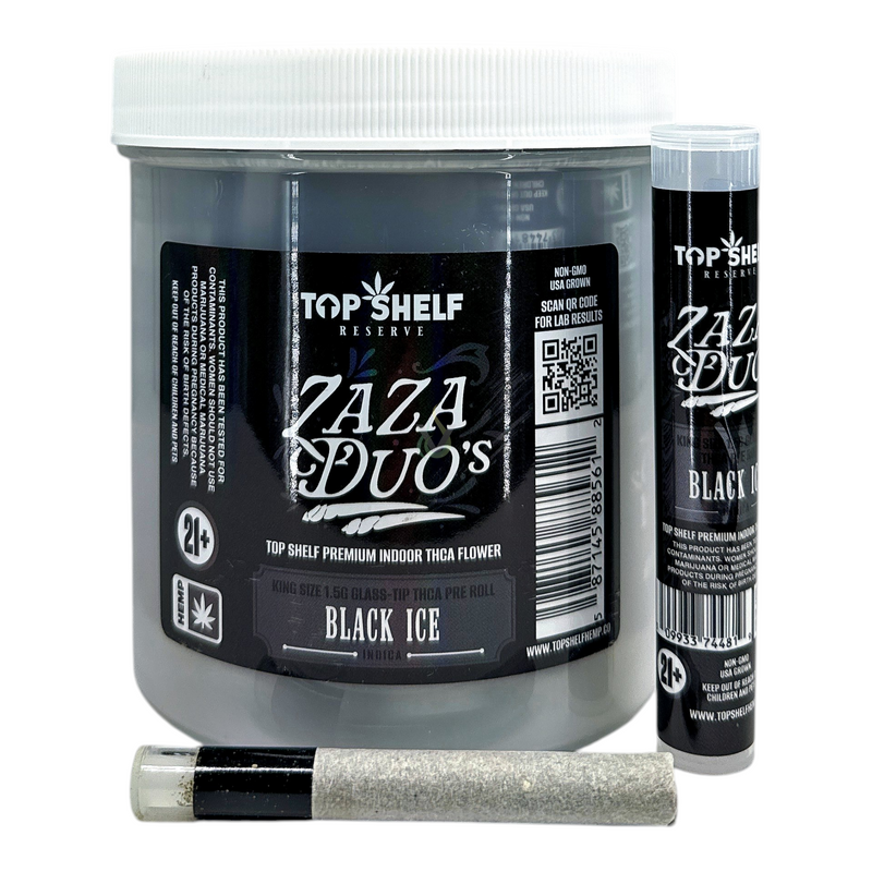 Top Shelf Reserve Zaza Duos THCA Pre Roll
