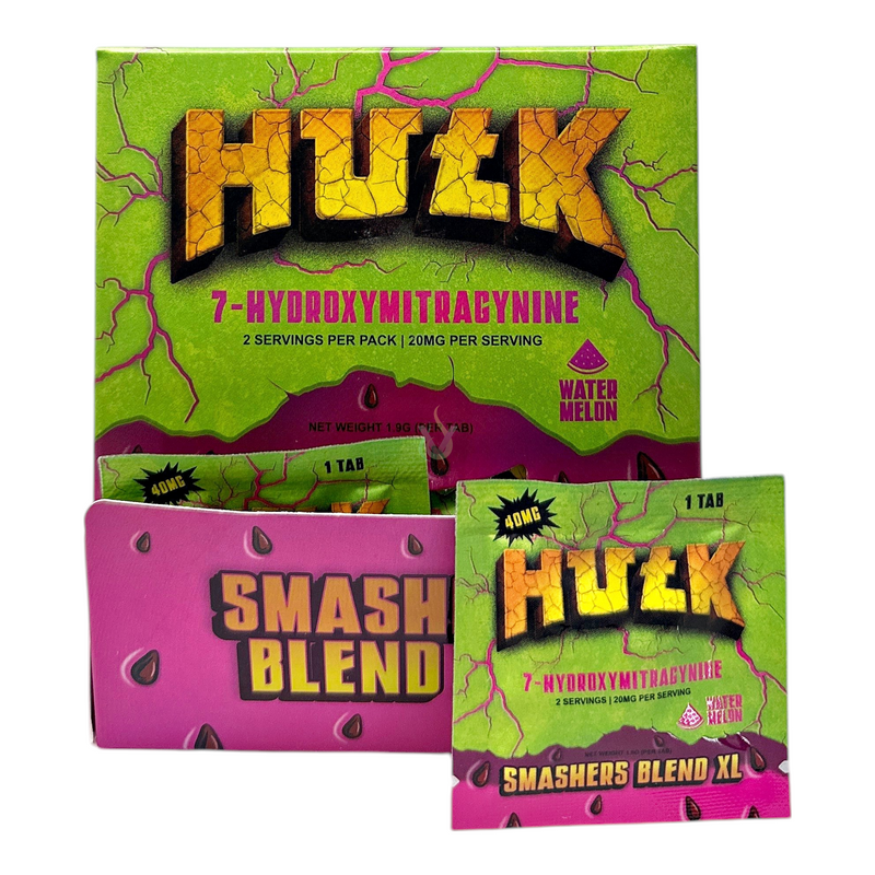 Hulk 7 Hydroxymitragynine Smashers Blend XL Packet Case