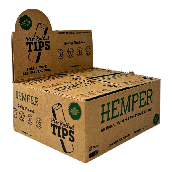 Hemper 7mm Pre Rolled Tips Case