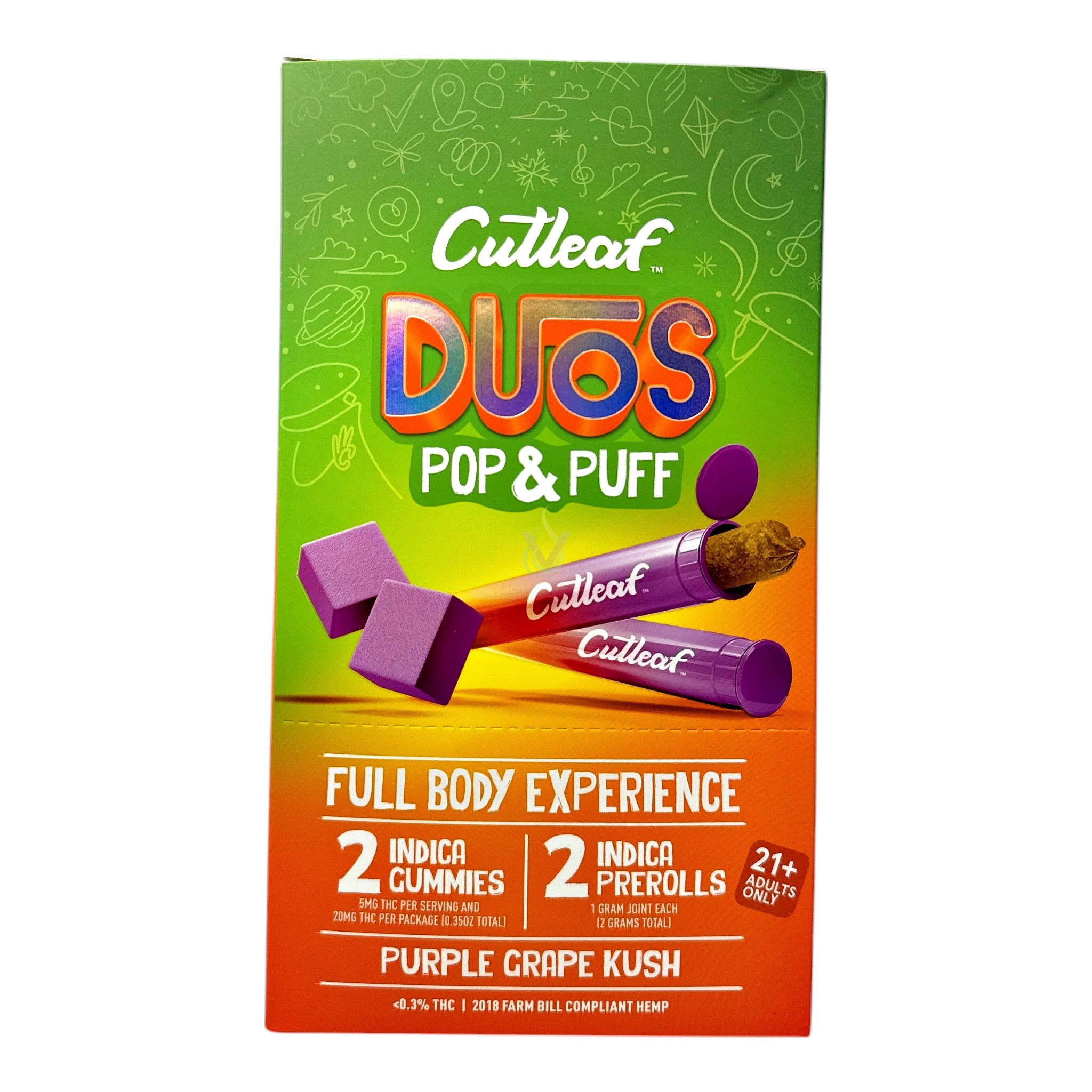 Cutleaf Duos Pop and Puff