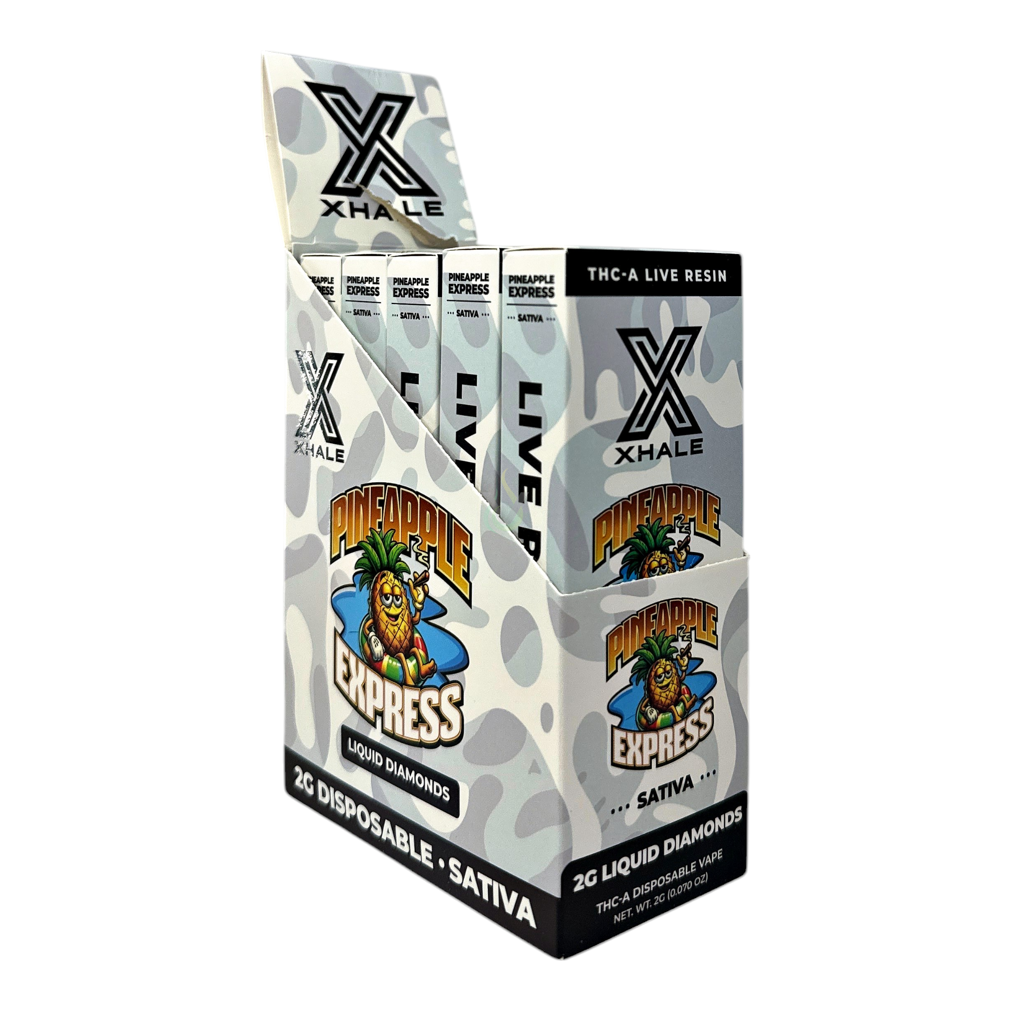 Xhale Live Resin Liquid Diamonds 2G Disposable Vape Pen