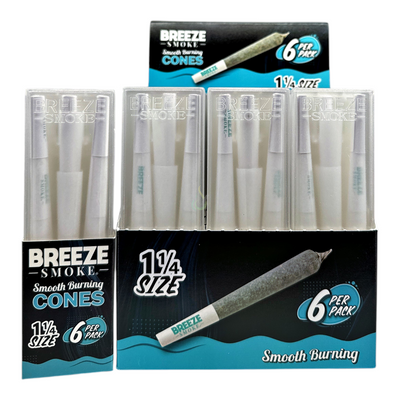 Breeze Smoke Smooth Burning 1 1/4 Cones