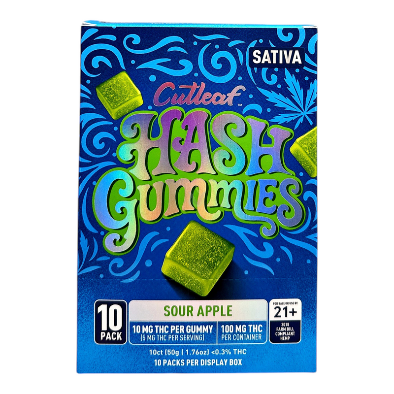 Cutleaf Hash 10pk Gummies