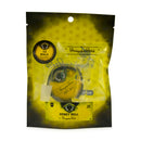 Honeybee Herb Yellow Line 90 Degree Banger