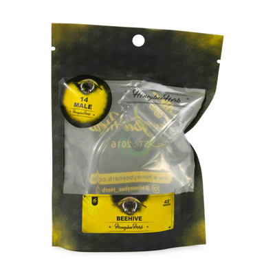 Honeybee Herb Black Line 45 Degree Banger