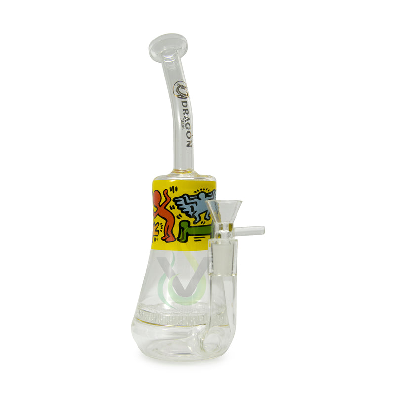 Dragon Glass Honeycomb 10 inch Water Pipe