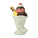 Ceramic Ice Cream Sundae Hand Pipe