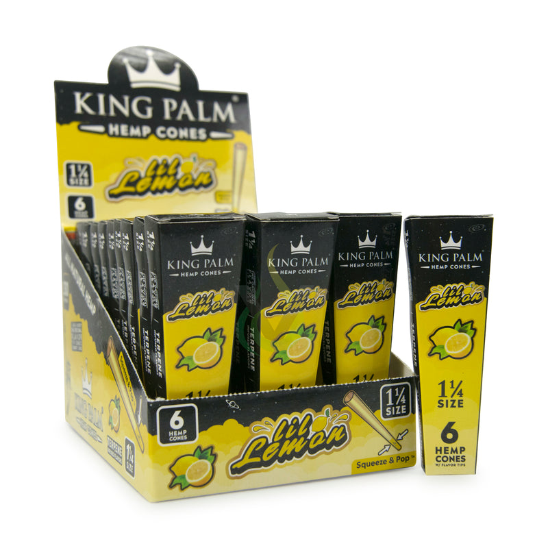King Palm Squeeze & Pop 1 1/4 Hemp Cones Case
