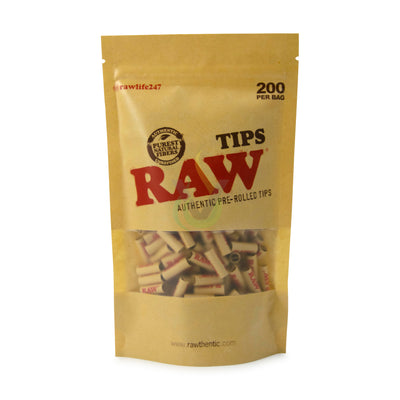 Raw Tips Pre-rolled Bags