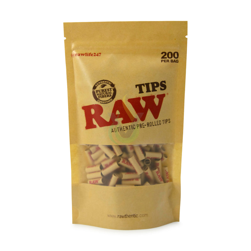 Raw Tips Pre-rolled Bags