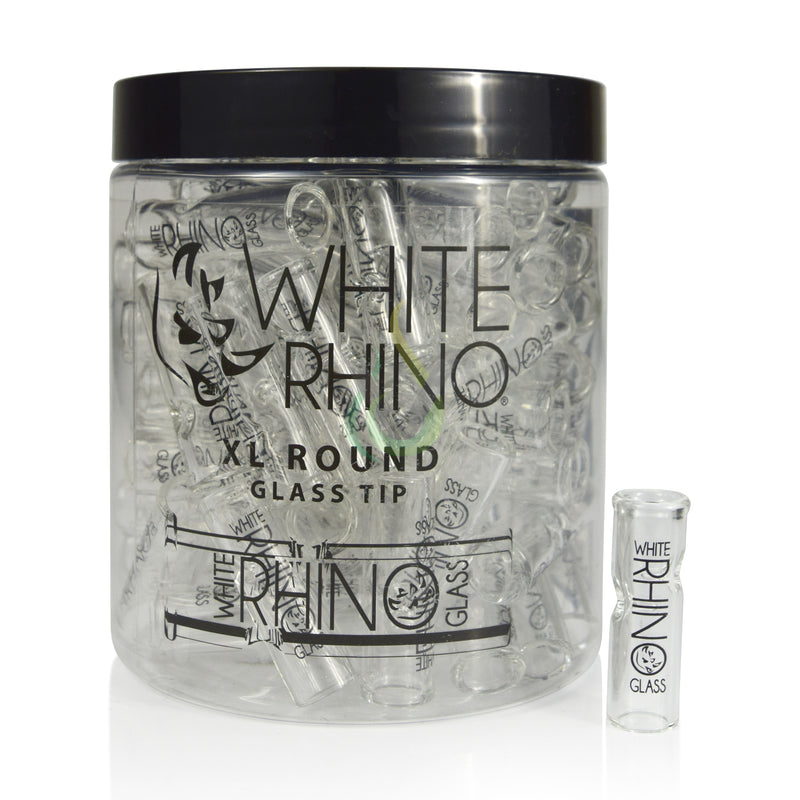White Rhino XL Glass Tip Case