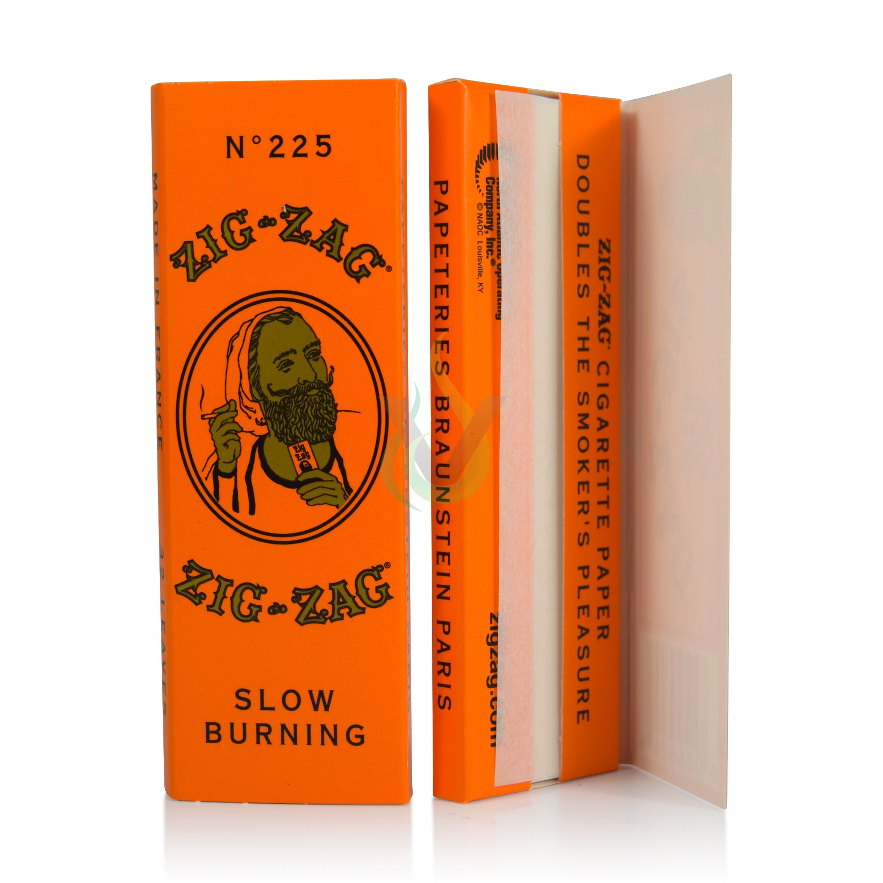 Zig Zag French Orange Gummed Papers