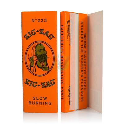 Zig Zag French Orange Gummed Papers