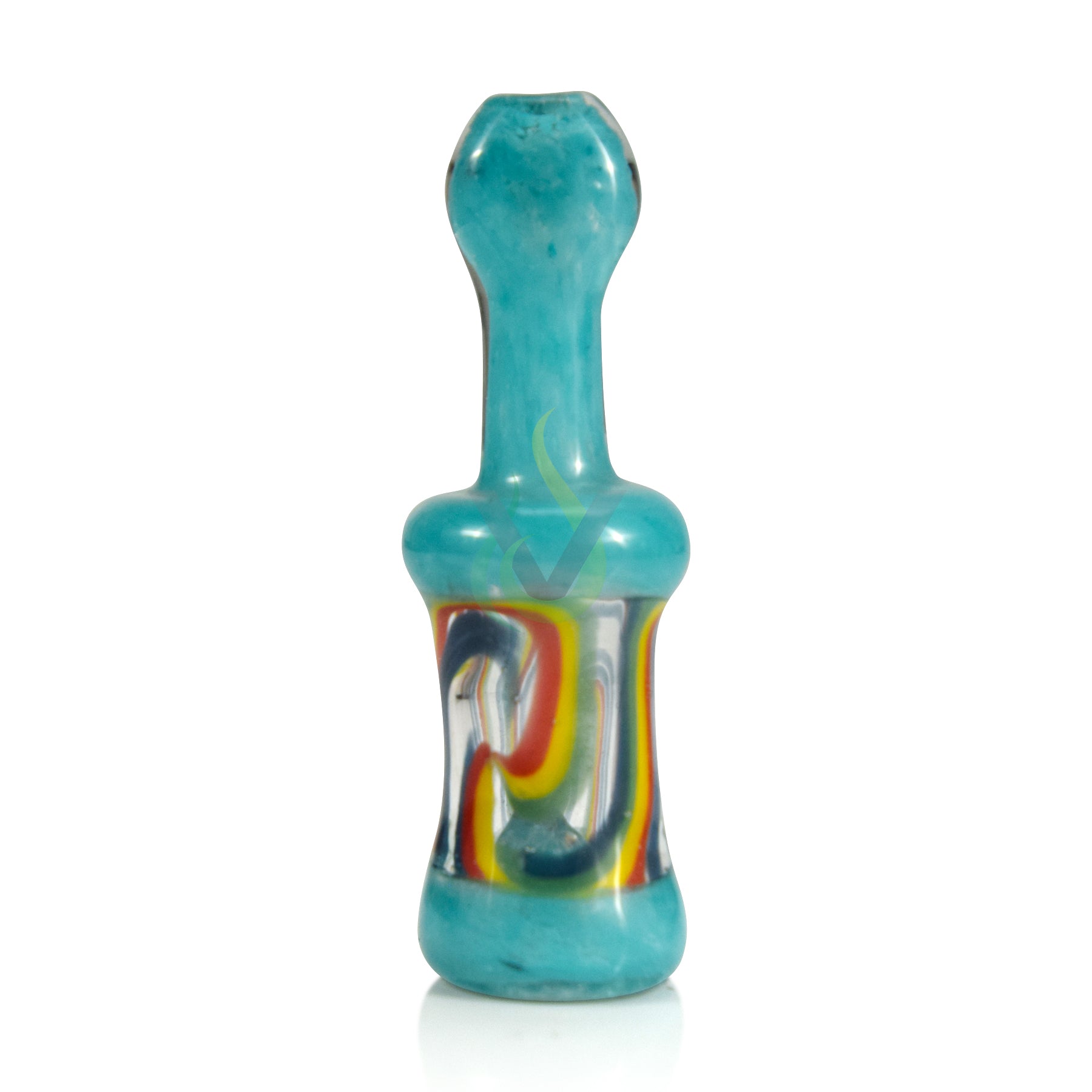Frit Rasta Spiral Bell Chillum Hand Pipe