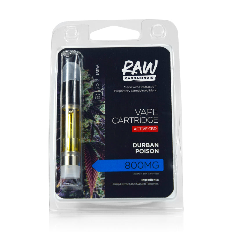 Raw CBD Vape Cartridge