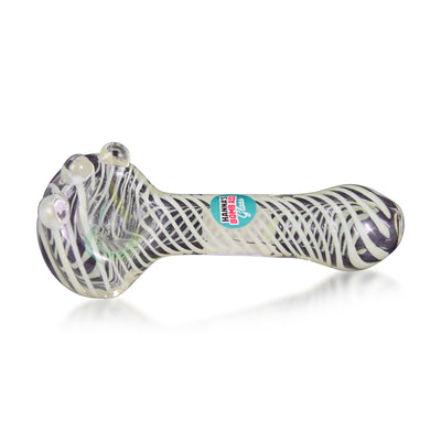 Hanna's Bomb Ass Glass 4.5" Green Side Hand Pipe