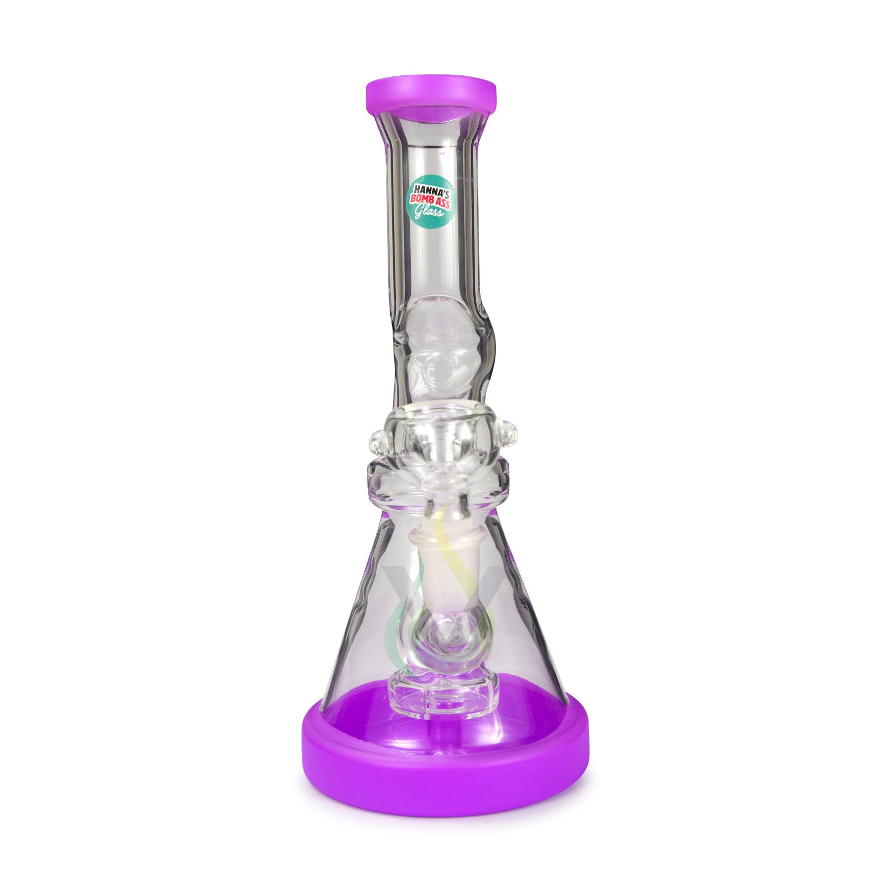 Hanna's Bomb Ass Glass 8" Water Pipe