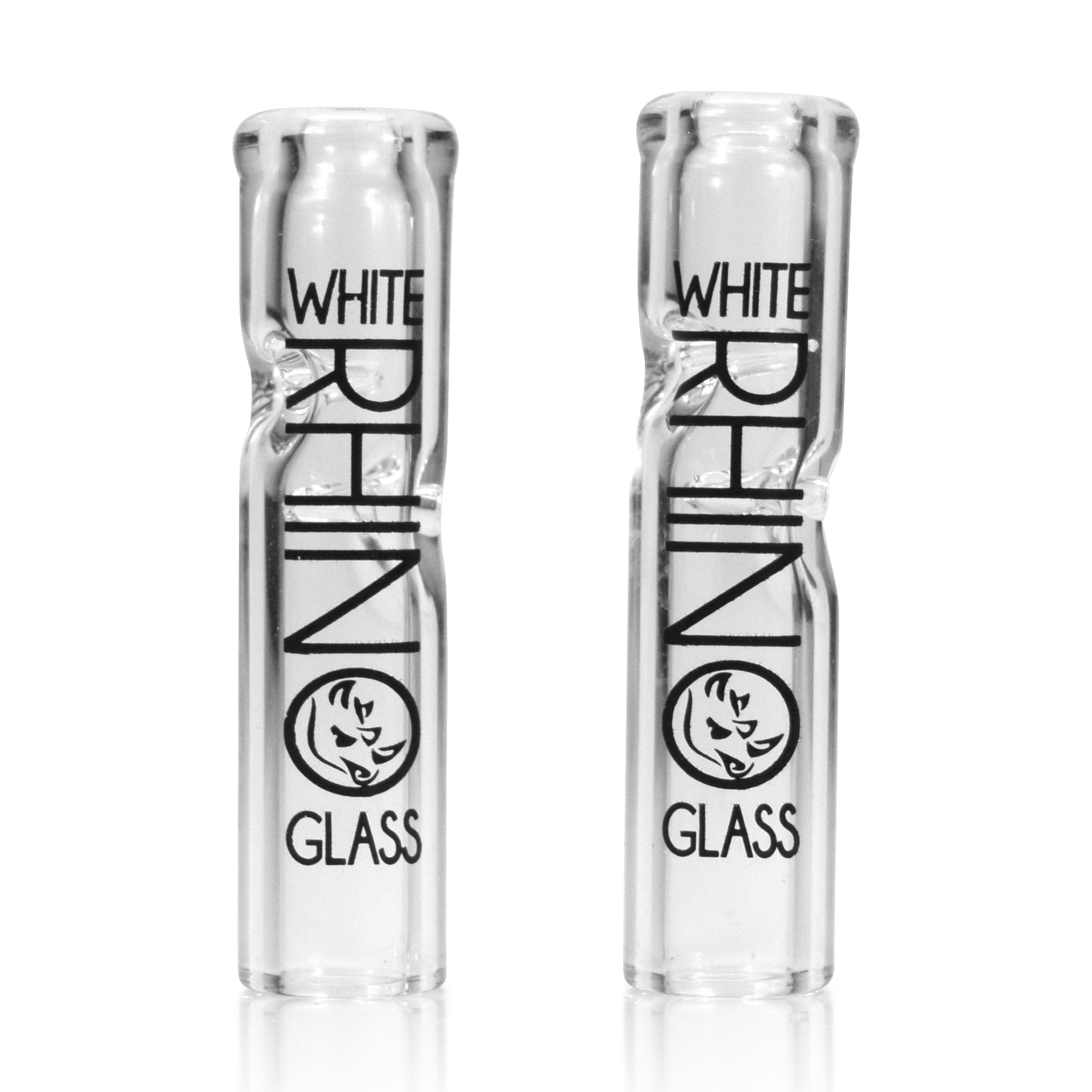 White Rhino Glass Tip Case