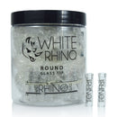 White Rhino Glass Tip Case