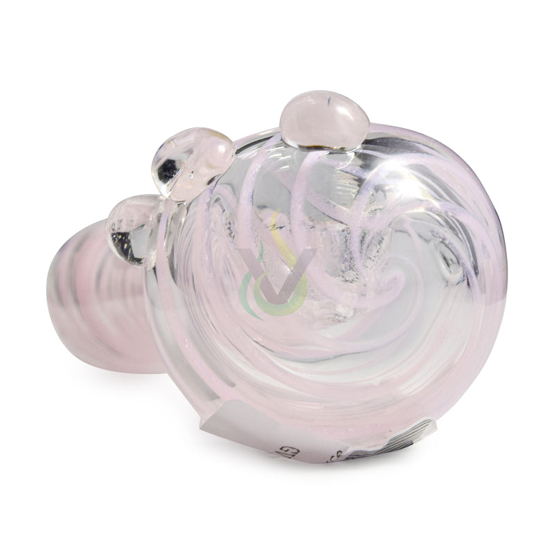Hanna's Bomb Ass Glass 4.5" Pink Side Hand Pipe