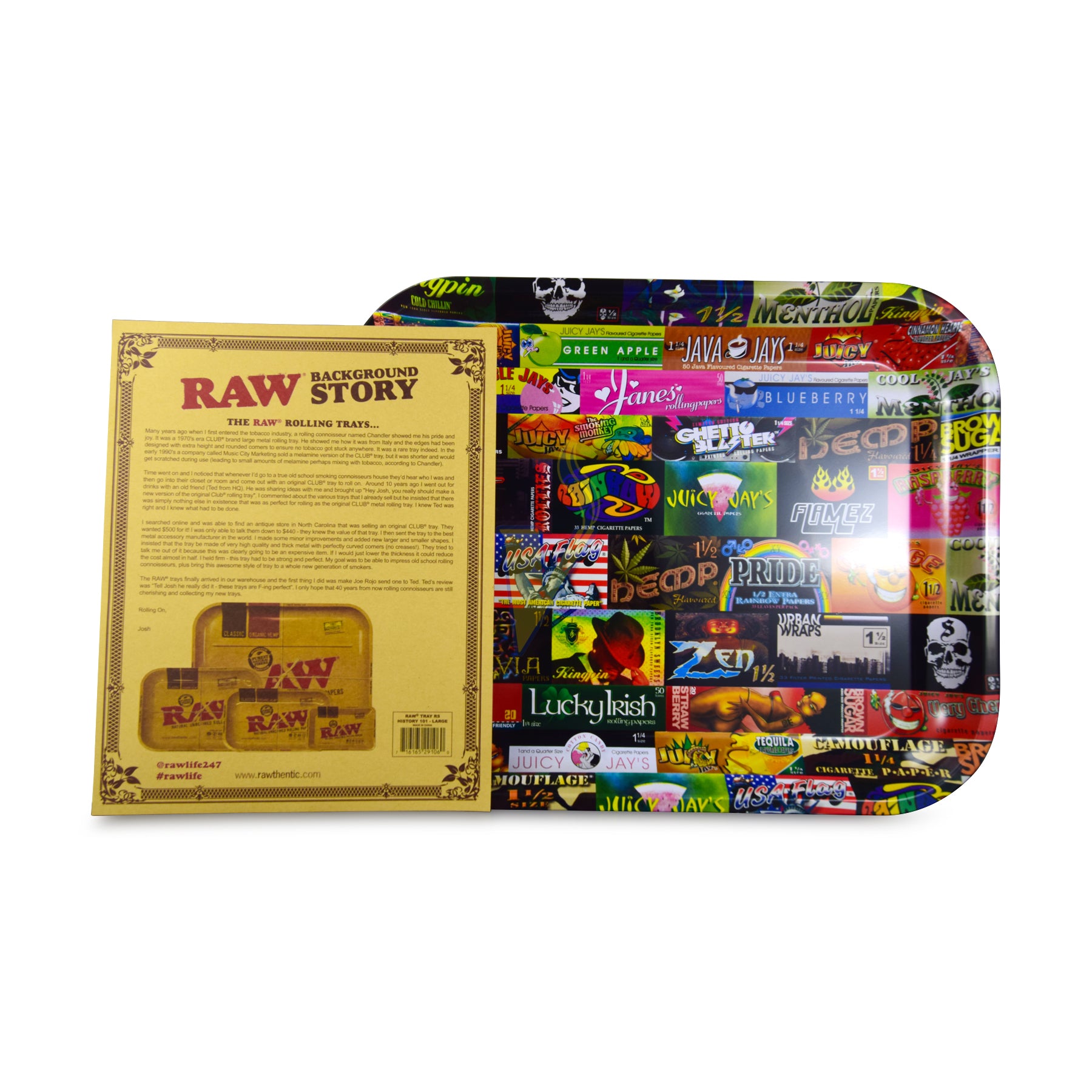 Raw Large Rolling Tray