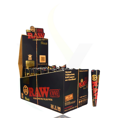 Raw Cone Classic Black King Size Case