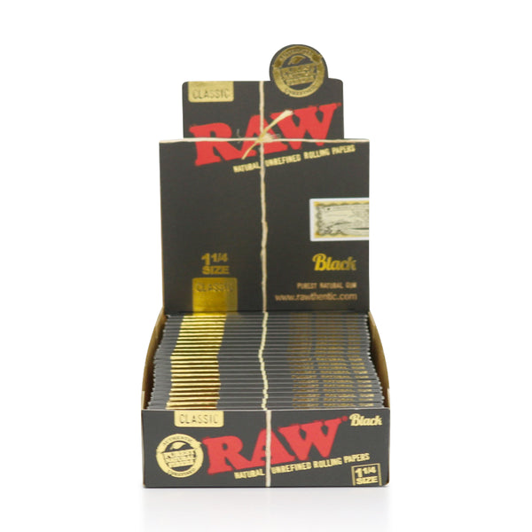 Raw 1 1/4 Black Papers Case