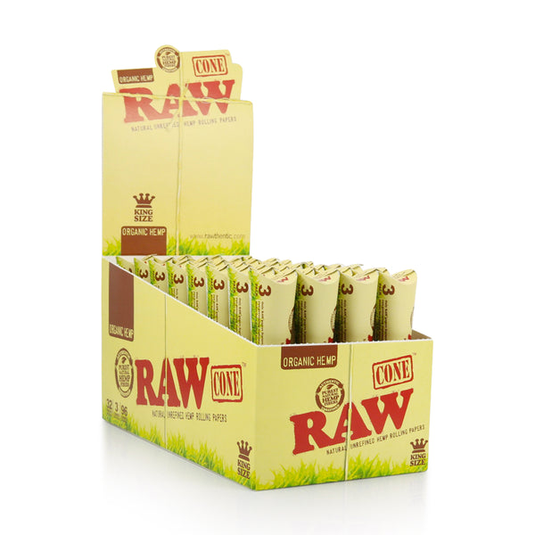 Raw King Size Cone - Organic Case